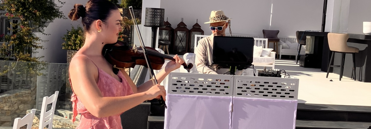 Mykonos wedding DJ ceremony