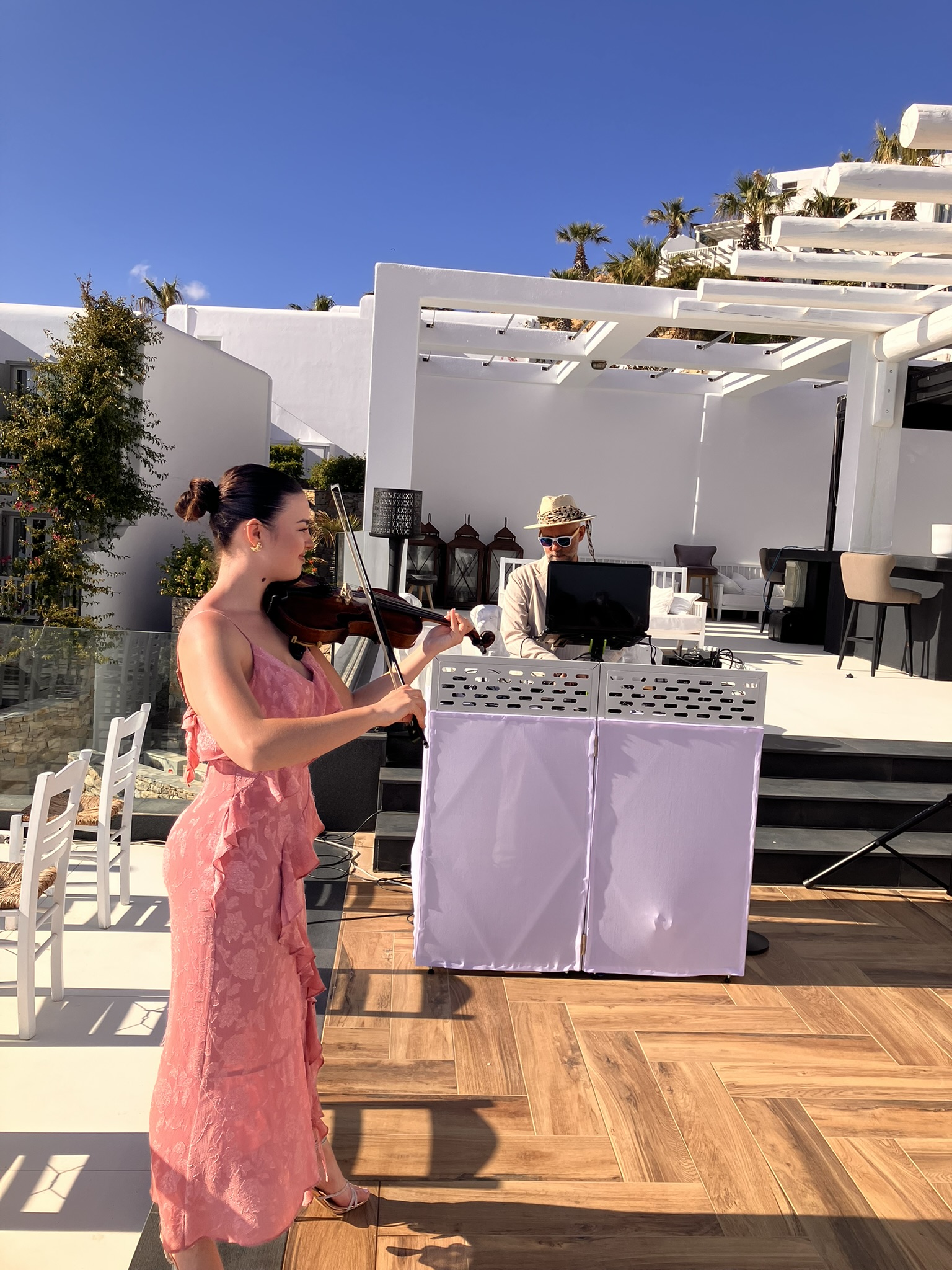Mykonos wedding DJ ceremony