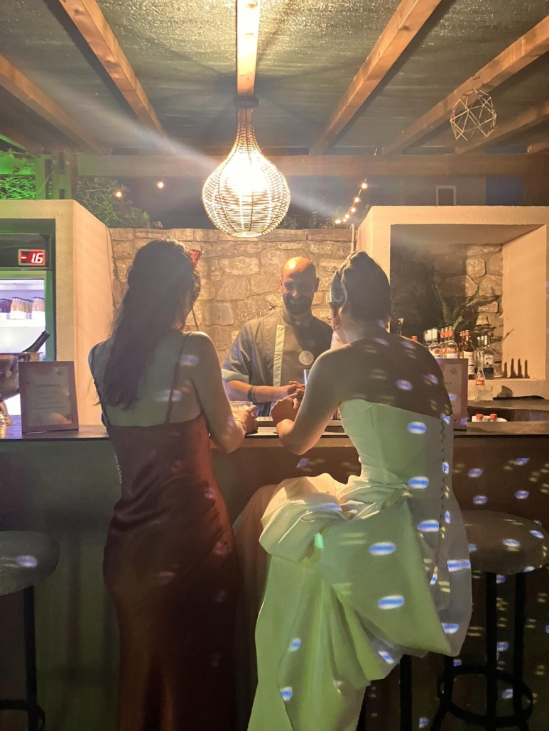 Wedding party bar Skoutari Mani Greece